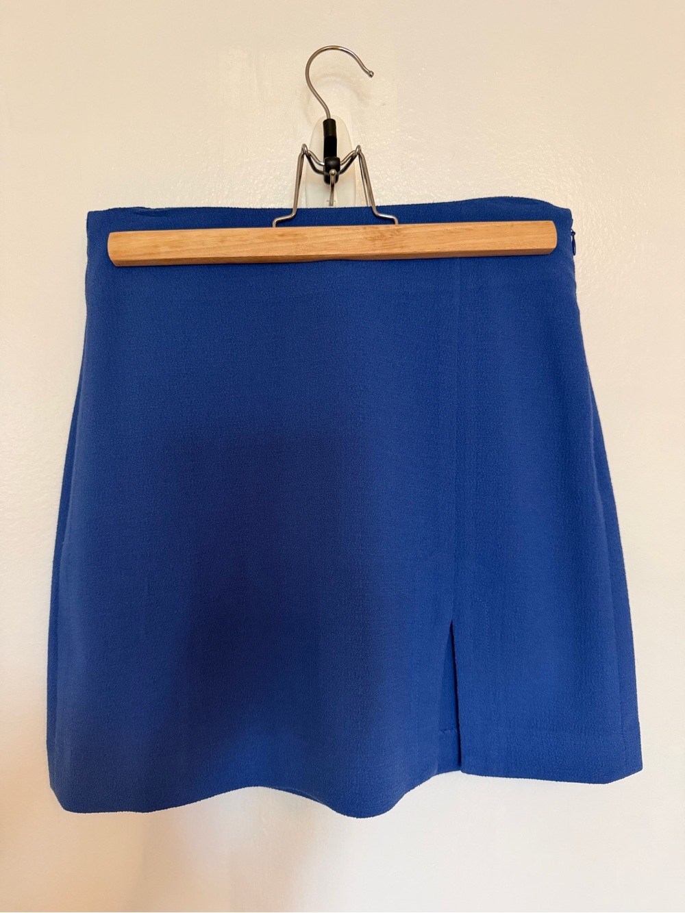 BCBGeneration Cobalt Blue Mini Skirt with Front Slit
